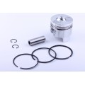 Kit piston STD 86.00 mm TATA pentru motor diesel 186F generator GN 5 KW (con precamer tocit), 8 buc.