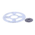 Pinion si pinion fata 41T/14T 428H TTG pentru moped Alpha, set: 2 buc.