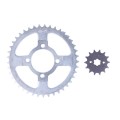Pinion si pinion fata 41T/14T 428H TTG pentru moped Alpha, set: 2 buc.