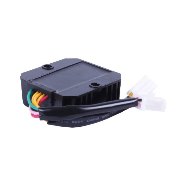 Реле зарядки (2 разъема - 3 + 4 провода) YBX  на скутер с бензиновым двигателем 125/150CC Реле зарядки (2 разъема - 3 + 4 провода) YBX  на скутер с бензиновым двигателем 125/150CC