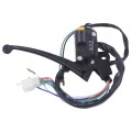 Comutator TTG stânga pentru moped Alpha, negru