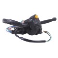 Comutator TTG stânga pentru moped Alpha, negru