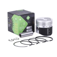 Kit piston STD 80.00 mm TTG pentru motor diesel 180N (cu o selecție pentru supape), 9 unități