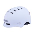 Шлем для самокатов, скейтов GTS-H-039 TTG с габаритным фонарем (белый, size L) Шлем для самокатов, скейтов GTS-H-039 TTG с габаритным фонарем (белый, size L)