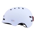 Шлем для самокатов, скейтов GTS-H-039 TTG с габаритным фонарем (белый, size L) Шлем для самокатов, скейтов GTS-H-039 TTG с габаритным фонарем (белый, size L)