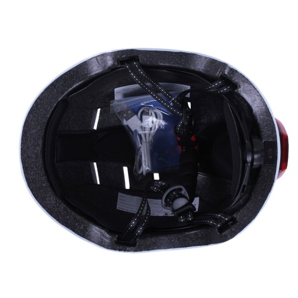 Шлем для самокатов, скейтов GTS-H-039 TTG с габаритным фонарем (белый, size L) Шлем для самокатов, скейтов GTS-H-039 TTG с габаритным фонарем (белый, size L)