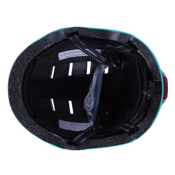 Casca pentru scutere, patine GTS-H-039 TTG cu lumina de marcare (turcoaz, marimea L) Casca pentru scutere, patine GTS-H-039 TTG cu lumina de marcare (turcoaz, marimea L)