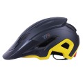 Casca de bicicleta H-099 TTG (neagra cu galben, marimea L)