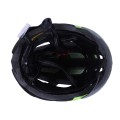 Casca de bicicleta GTS-H-090 TTG cu lumina de marcare, ochelari de protectie (negru cu galben, marimea L)
