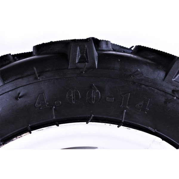 Ansamblu roți 4.00*14 (sub 5 șuruburi)  Ansamblu roți 4.00*14 (sub 5 șuruburi)