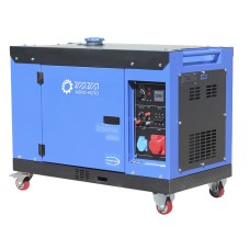 Generator diesel JM10000TD 6,5/6,8 kW TT AGRO MOTO (monofazat, cu bujie incandescentă) silențios