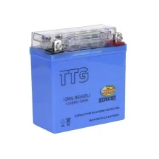 Baterie cu gel TTG 12N5L-BS 5AH 119x60x129 mm albastră, cu indicator, Activă