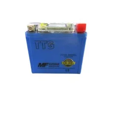 Baterie cu gel YTX5L-BS 5AH 113x70x106 mm albastră, cu afișaj TTG - OUTDO