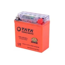Аккумулятор гелевый TT AGRO MOTO 12N5L-BS 5АH на мопед Active, 119х60х129 мм, оранжевый, с индикатором