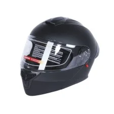 Cască convertibilă 909 TTG pentru motocicletă și scuter (negru mat, mărimea L)