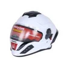 Шлем для мотоцикла, скутера 905 TTG интеграл (белый глянцевый, size L)