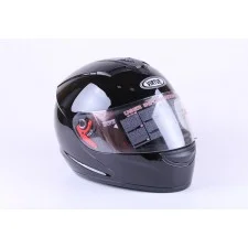 Cască integrală MD-803 VIRTUE pentru motocicletă și scuter (negru, mărimea L)