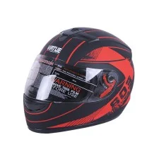 Casca moto integrala MD-803 VIRTUE (negru-portocaliu mat, marimea L)