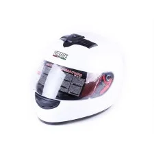 Cască integrală MD-803 VIRTUE pentru motocicletă și scuter (albă, mărimea S)