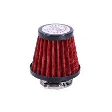 Filtru zero TT AGRO MOTO, drept, universal, pentru scutere, vișiniu, Ø28/35 mm